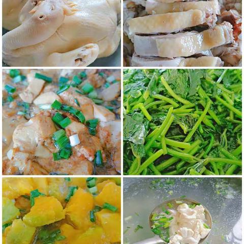 请欣赏美食照片，看看咱们孩子的伙食，荤素搭配，营养棒