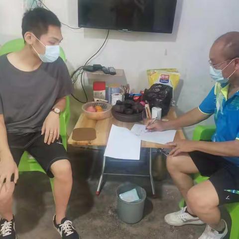 新村司法所对刑满释放人员扫黑除恶专项斗争走访排查工作