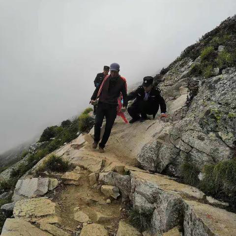 为太白山森林公园景区“守护着一片蓝天”