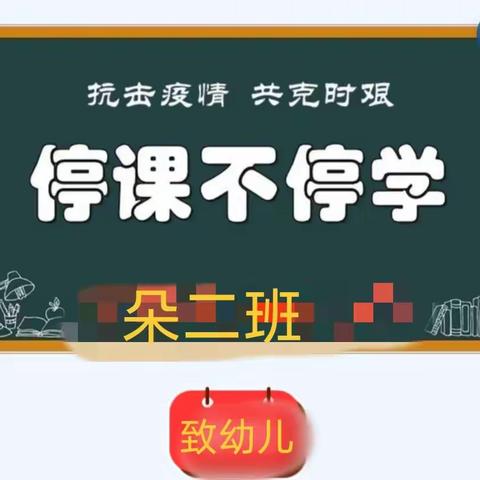 学习不停歇  成长不止步——朵二班班会