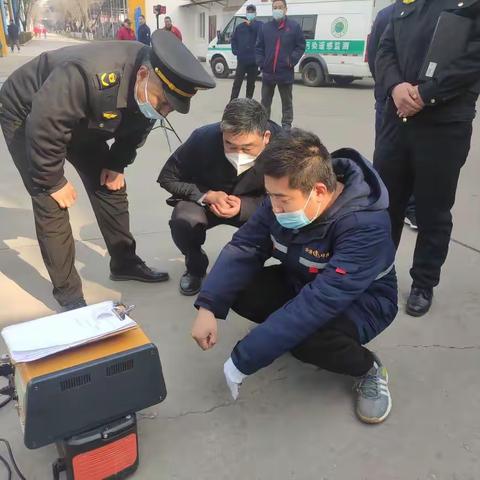 执法支队开展移动源污染防治执法检查