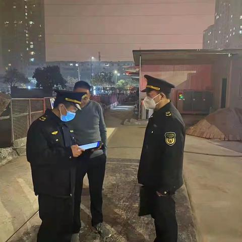 落实管控要求 加大执法力度 ，执法支队开展夜间执法检查