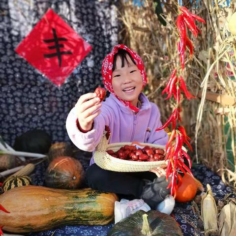 一点通幼儿园👧👶大二班“晒秋🌽”活动精彩瞬间记录📷