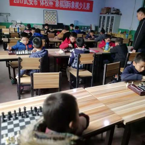 武安市冠群青少年体育俱乐部国际象棋队内快棋训练赛