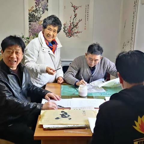兰里书画院花鸟组三月份见面会总结