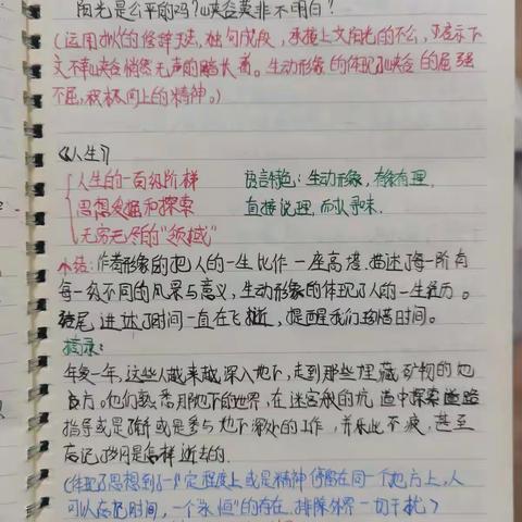 书香满校园    经典伴成长—赣州中学蓉江校区（赣州市第十五中学）大阅读活动之优秀读书笔记展
