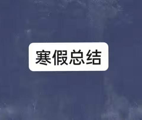 寒假总结