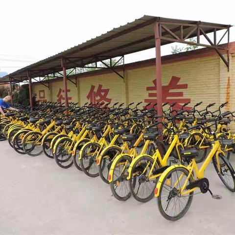          骑行改变生活，公益托举梦想一一一南武中心校共享单车公益项目捐赠仪式！