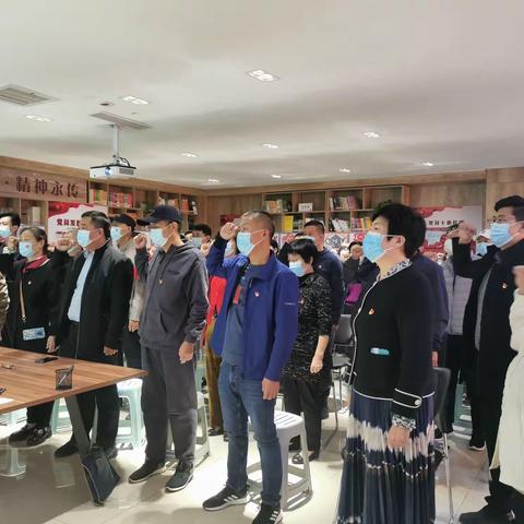 百合花园社区党委开展十月份 “学习宣传贯彻党的二十大精神”主题党日