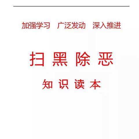 《扫黑除恶》知识读本