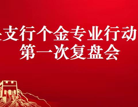 “攀顶夺标、更强更高”——未央支行召开个金板块第一次复盘会