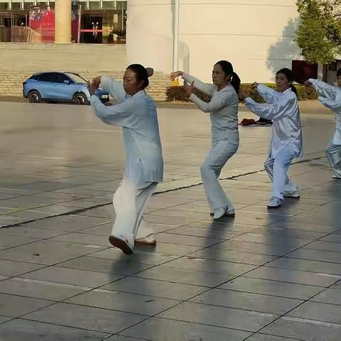黄梅县文化广场退休人员太极拳剑培训班喜获硕果