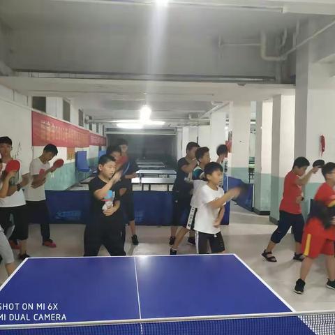 悦动乒乓球馆年暑期训练营掠影