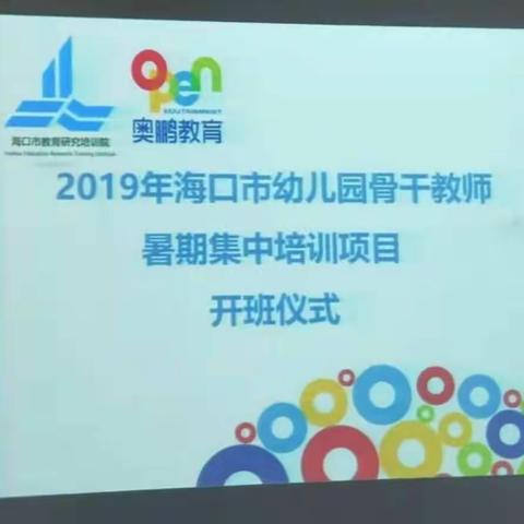 2019年海口市幼儿园市级骨干教师培养对象暑期研修 伍立云工作九坊(一)