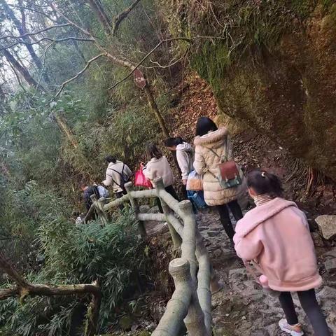 四（4）班“🐮🐮”中队亲子登山活动