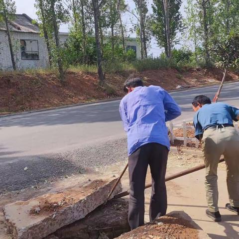 为了陡沟村的环境更美丽，解决污水处理，我们在努力！