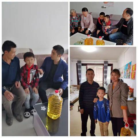 心系贫困户，情暖中秋国庆节−垫江县龙桥学校党员教师开展中秋国庆节慰问贫困户活动