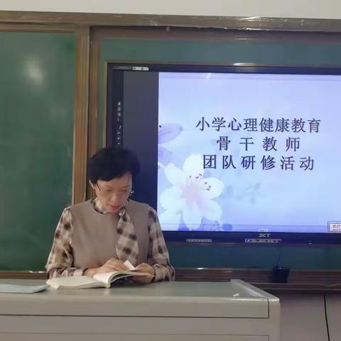 小学心理健康教育骨干教师开展团队研修活动