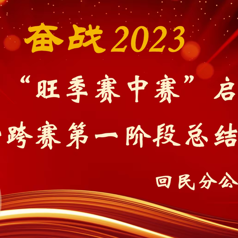 回民分公司召开“跨越2022，奋进2023旺季跨赛启动会”（副本）