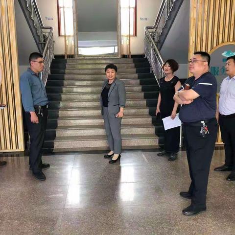 榆山街道迎接“无烟党政机关”考评验收