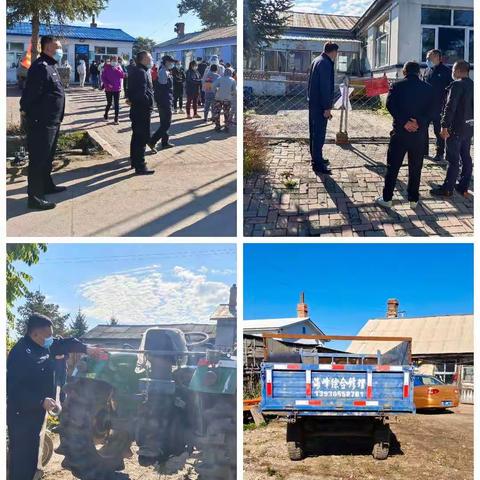 国庆假期坚守岗位  确保农机生产安全