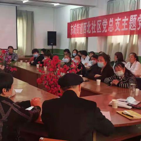 西北社区党总支联合北十字社区医院举办“庆三八妇女健康知识讲座”主题党日活动