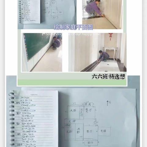 绘制家庭平面图——樊屯小学六年级数学综合实践活动特色作业