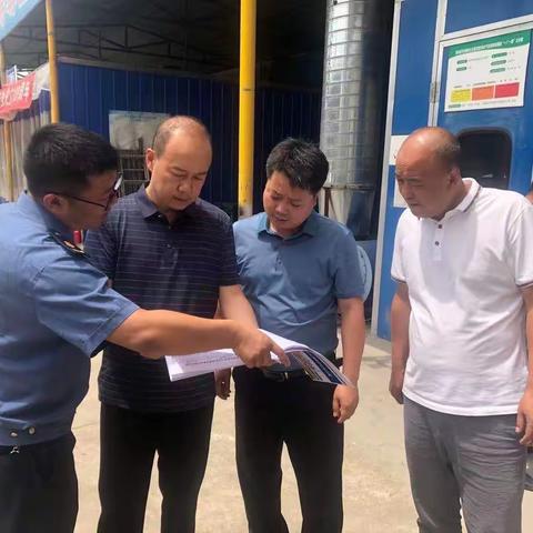 县交通运输局副局长宋联合调研指导汽修行业治污减霾工作