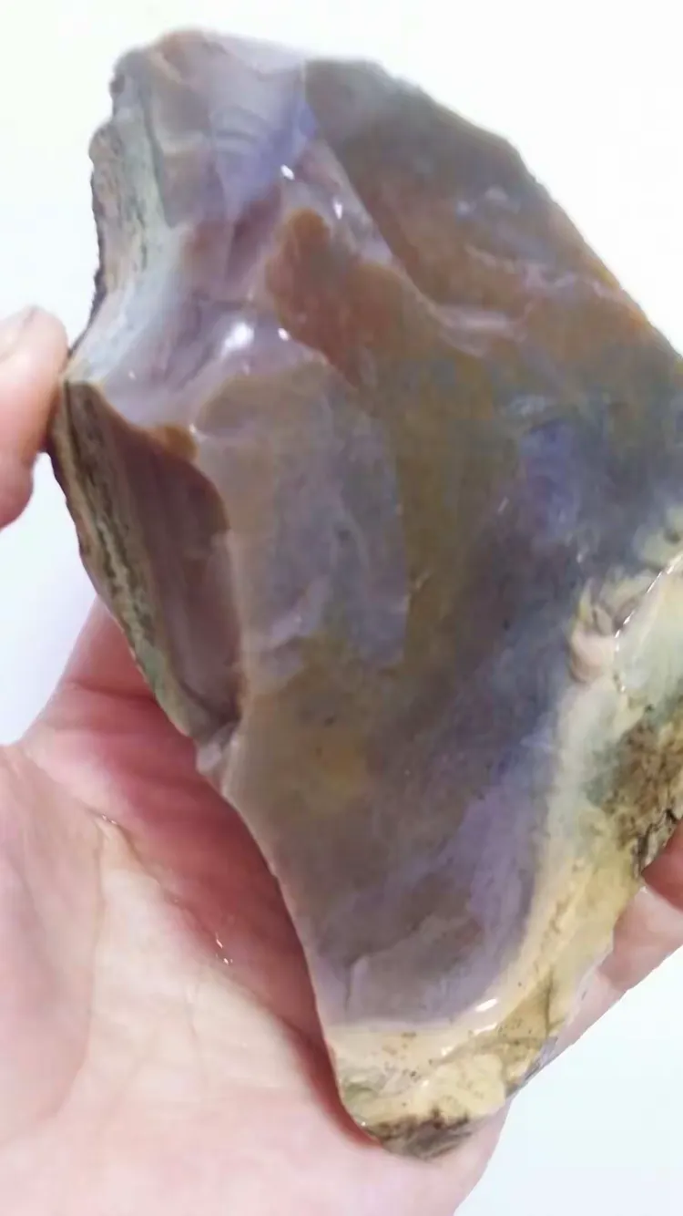 修身养性,我的玉石! 内蒙古阿荣旗彩玉!