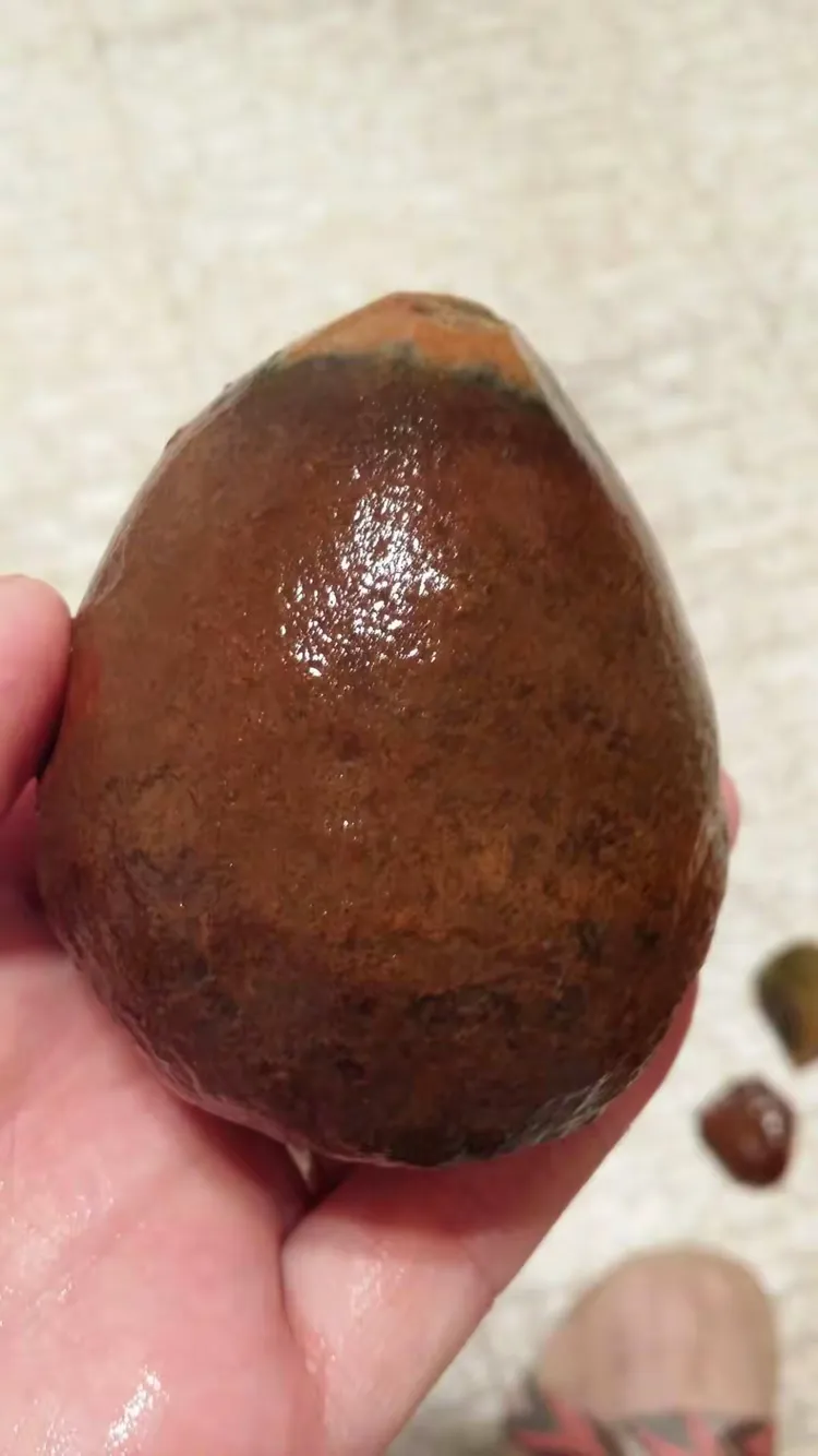 修身养性,我的玉石! 内蒙古阿荣旗彩玉!