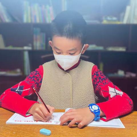袁诗博二年级2022年12月学习生活成长记录📝