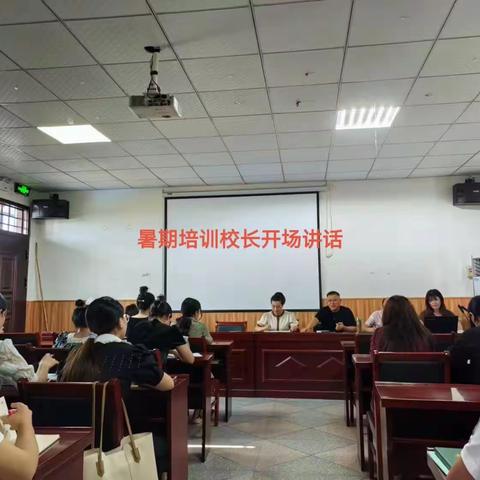 2023年新方小学“勤学善研促启航，蓄势待发助成长，”暑期培训、集体备课。