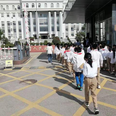 亲临法庭现场，感受不一样的法治课 ——文山市第一小学走进市人民法院