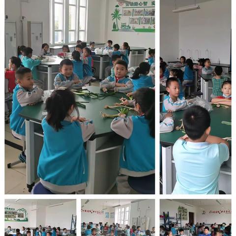 汉师附小二年级12班劳技课之-摘葱剥蒜