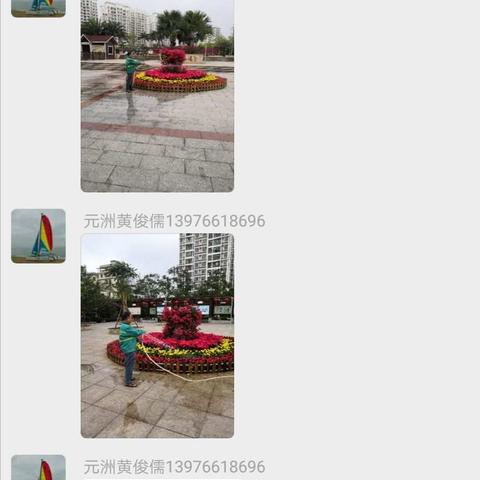 龙华区园林局节日不放松加强辖区巡查和树木花草养护。