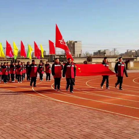 盘锦市大洼区田家学校“跑出健康体魄，奔向美好新时代”，纪念一二•九”运动85周年长跑活动