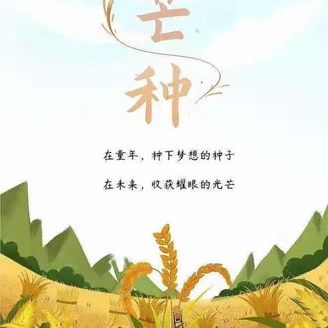 “播种童心,收获成长”——楼德镇幸福佳园幼儿园☀大阳一班“芒种”节气主题活动