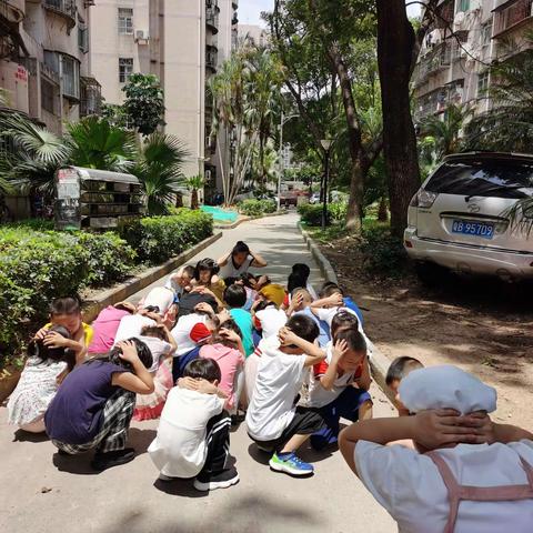 南山区月亮幼儿园防震减灾活动