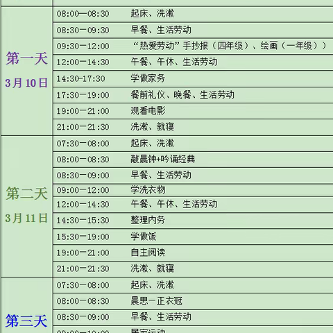 六盘水市第二十二中学2022年社会实践之劳动教育主题活动安排