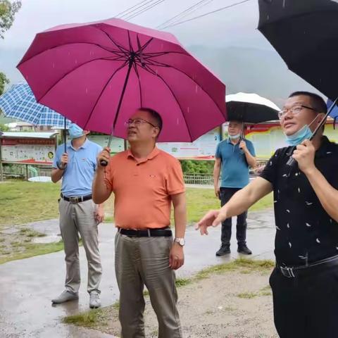 区教育局领导莅临岐岭中心小学指导工作