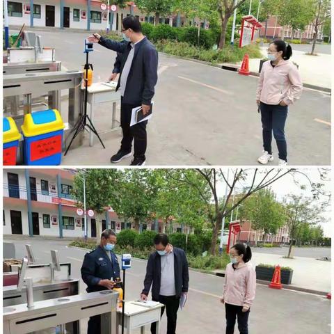 【肥乡区第二督学责任区】常耳寨中学对学校疫情防控专项督导