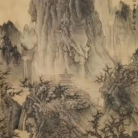 紫江画社工笔山水结业作品欣赏