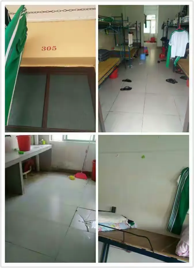 为了创建全国文明城市,琼海市嘉积第三中学开展"共建美丽校园"活动