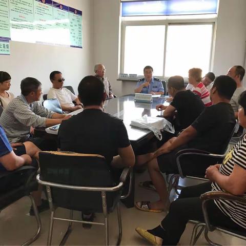 海港分局驻操营派出所召开暑前九小场所消防安全管理会议