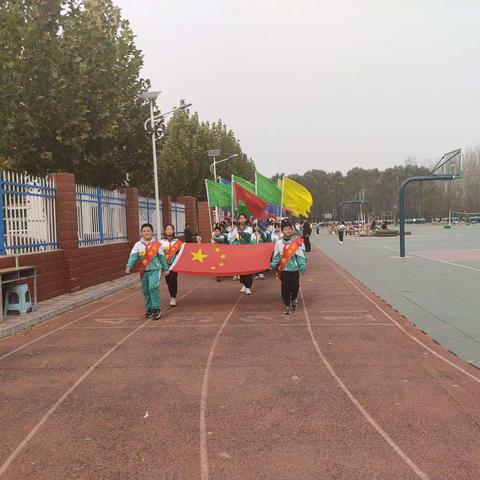 乐平铺镇中心小学冬季运动会