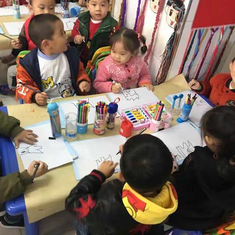 美术绘画～苹果树——游戏～袋鼠跳跳跳