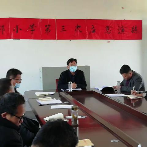 上郭小学进行第三次防疫安全演练