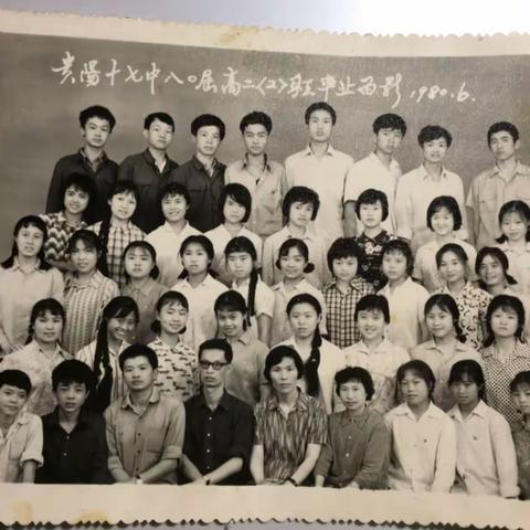 贵阳十七中1980年高二(2)班同学聚会