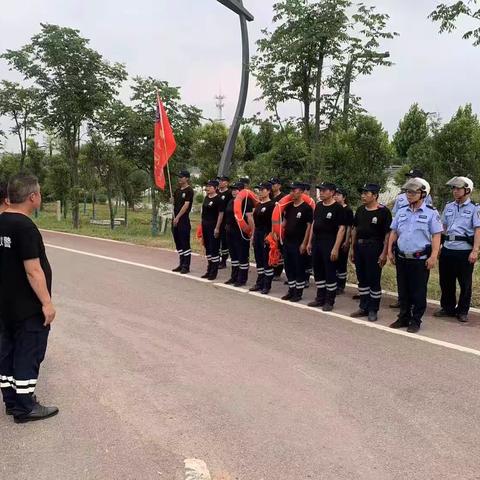 新安县磁涧中队义警巡河