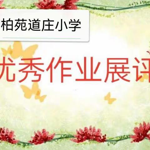 西平县柏苑道庄小学开展优秀作业展评活动